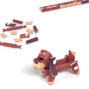Dog Breed 3-D Block Puzzle- Dachshund