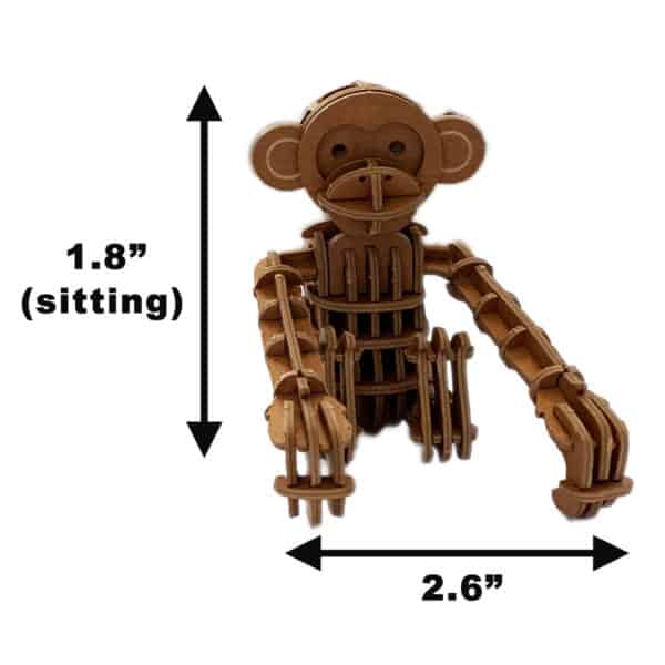 monkey size