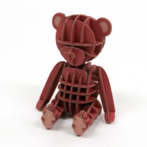Jigzle - Teddy Bear Red