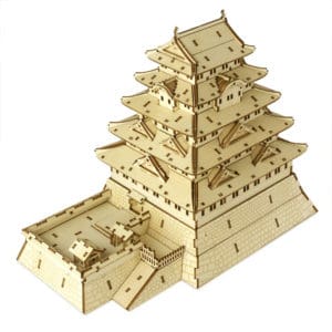 WAGUMI Edo Castle Wooden 3D Puzzle - Magnote Gifts