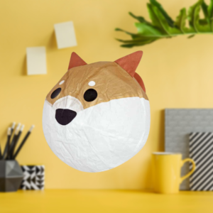 Shiba Inu Washi Paper Balloon