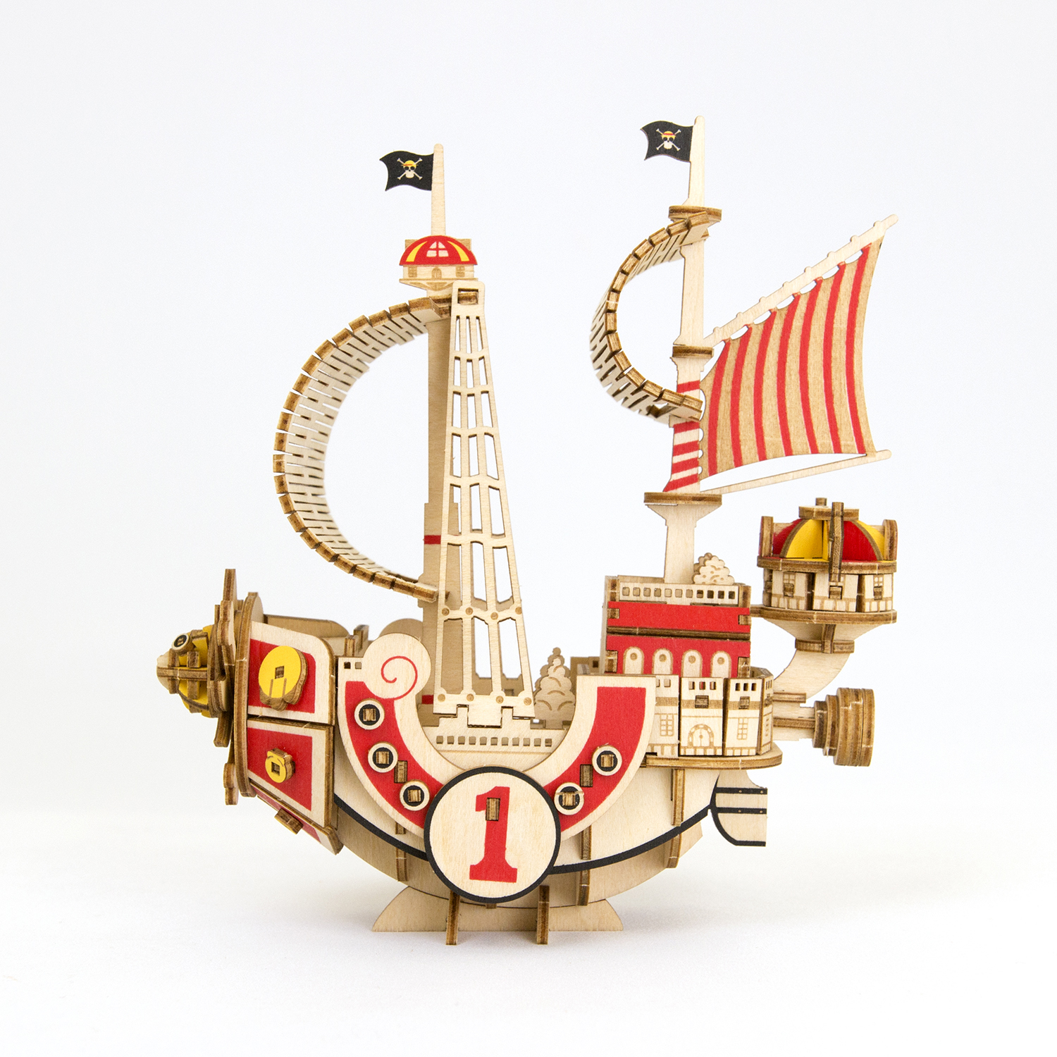 One Piece Trafalgar Law submarine Wooden 3D Puzzle ki-gu-mi