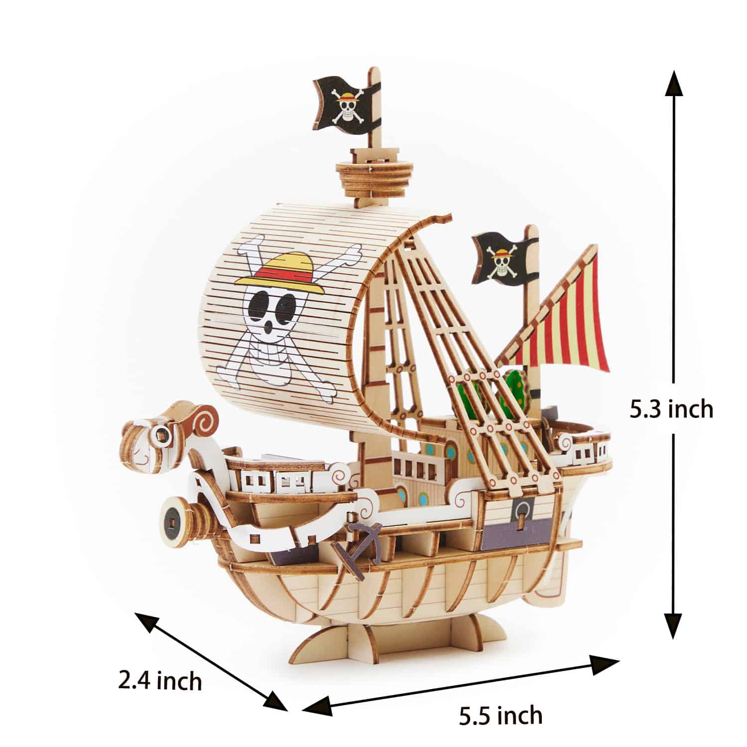 Ki-gu-mi One Piece Going Merry Ship Model – Paper Tree - The