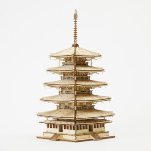 WAGUMI Edo Castle Wooden 3D Puzzle - Magnote Gifts