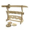 wa-gu-mi Katana Samurai Warrior Sword Wooden 3D Puzzle