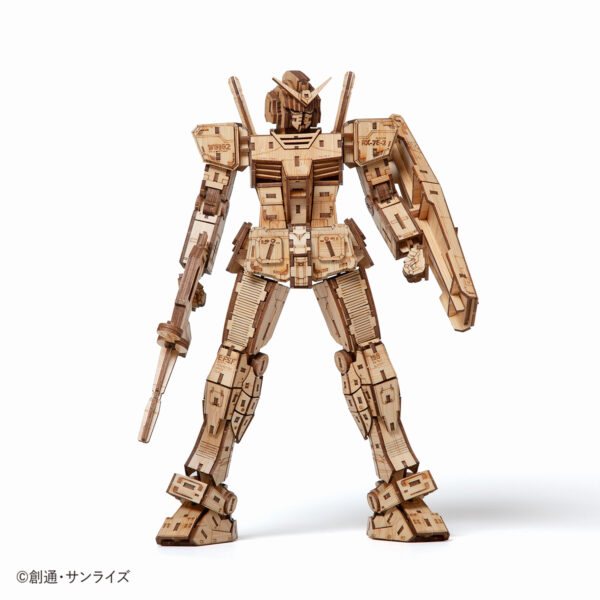 wa-gu-mi Mobile Suit First Gundam RX-78-2 3D Wooden Puzzle - Image 2