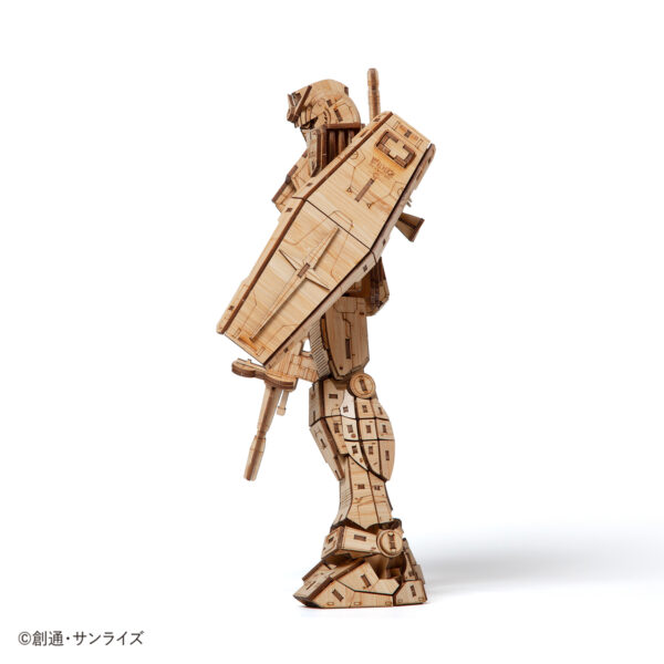 wa-gu-mi Mobile Suit First Gundam RX-78-2 3D Wooden Puzzle - Image 5