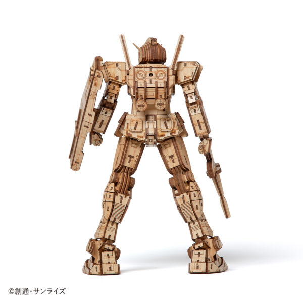 wa-gu-mi Mobile Suit First Gundam RX-78-2 3D Wooden Puzzle - Image 4