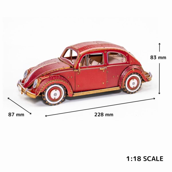 wa-gu-mi Volkswagen Type 1 Beetle (red) - Image 2