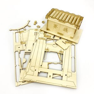 wa-gu-mi Offertory Box Coin Bank 3D Wooden Pizzle 13 wgmi cbnk assemble1