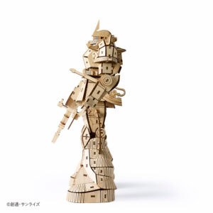 wa-gu-mi Mobile Suit MS-06S CHAR'S ZAKU Ⅱ 3D Bamboo Puzzle 14 wgmi gd6S angles2