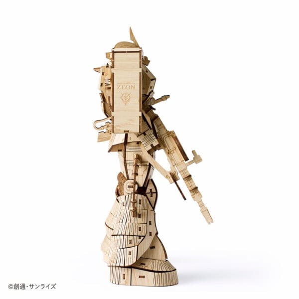 wa-gu-mi Mobile Suit MS-06S CHAR'S ZAKU Ⅱ 3D Bamboo Puzzle - Image 6