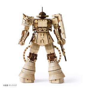wa-gu-mi Mobile Suit MS-06S CHAR'S ZAKU Ⅱ 3D Bamboo Puzzle 12 wgmi gd6S angles4