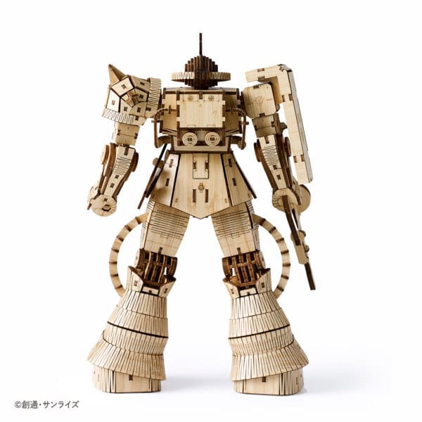 wa-gu-mi Mobile Suit MS-06S CHAR'S ZAKU Ⅱ 3D Bamboo Puzzle - Image 5