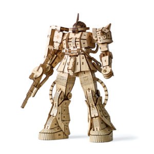 wa-gu-mi Mobile Suit MS-06S CHAR'S ZAKU Ⅱ 3D Bamboo Puzzle