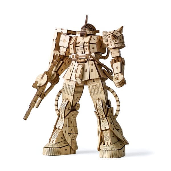 Wa-gu-mi Mobile Suit MS-06S CHAR'S ZAKU Ⅱ 3D Bamboo Puzzle