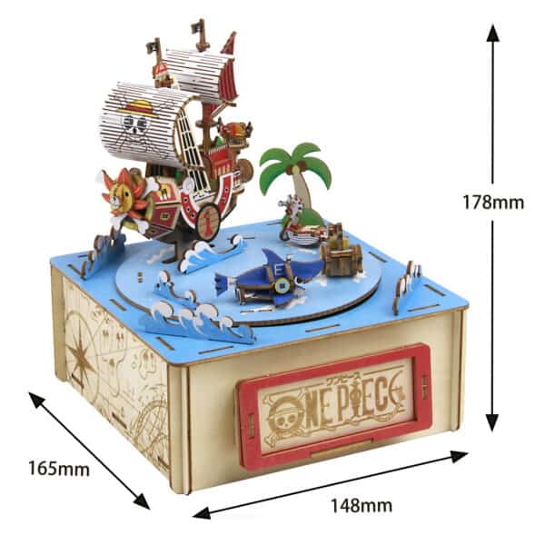 wa-gu-mi One Piece Straw Hat Crew with Music Box - Image 2