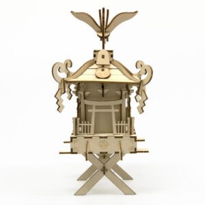 wa-gu-mi Portable Shrine 3D wooden Puzzle 14 wgmi shrn angles1