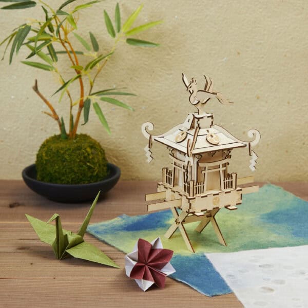 wa-gu-mi Portable Shrine 3D wooden Puzzle - Image 4