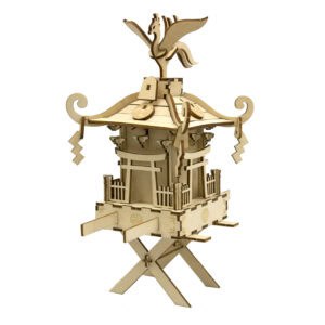 wa-gu-mi Portable Shrine 3D wooden Puzzle