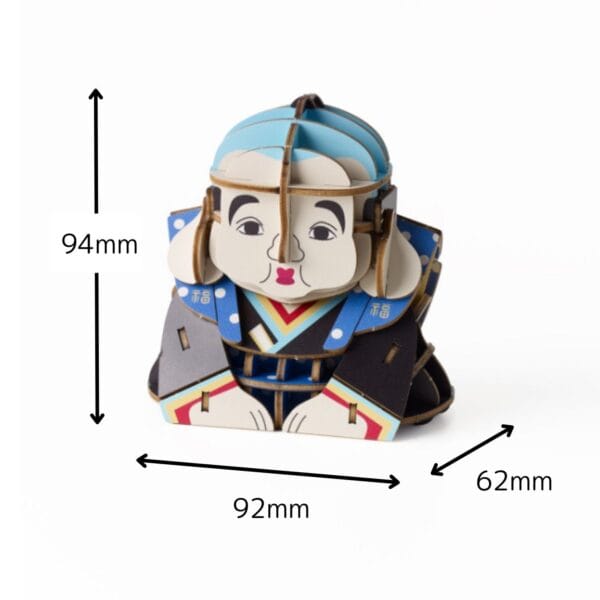 wa-gu-mi Fukusuke Wooden 3D Puzzle - Image 3