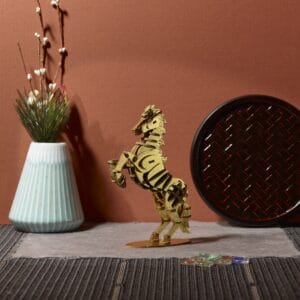 wa-gu-mi Horse Color Ver. Wooden 3D Puzzle 5 wgmi hors lifestyle1