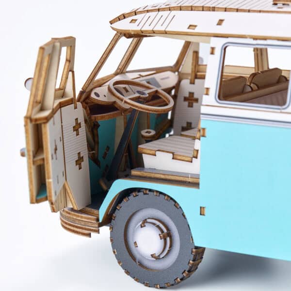 wa-gu-mi Volkswagen Type 2 (T1) Camper Van (green) - Image 6