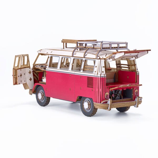 wa-gu-mi Volkswagen Type 2 (T1) Camper Van (red) - Image 7