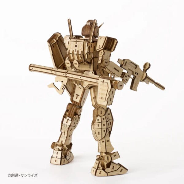 wa-gu-mi Mobile Suit First Gundam RX-78-2 ver. 1.5 3D Bamboo Puzzle - Image 9
