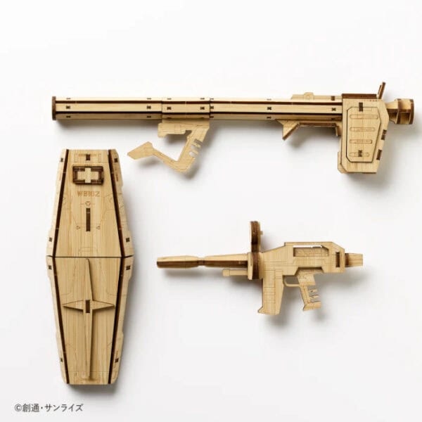 wa-gu-mi Mobile Suit First Gundam RX-78-2 ver. 1.5 3D Bamboo Puzzle - Image 12