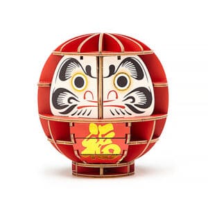 wa-gu-mi Daruma 3D wooden Puzzle