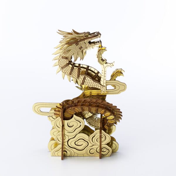 wa-gu-mi Rising Dragon Color Ver. Wooden 3D Puzzle - Image 7