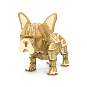 wa-gu-mi French Bulldog Wooden 3D Puzzle