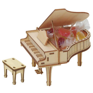 wa-gu-mi Piano Accessory Case Wooden 3D Puzzle